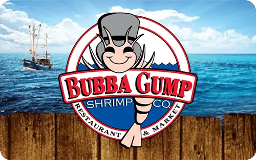 Bubba Gump Shrimp credit $25.00, United States