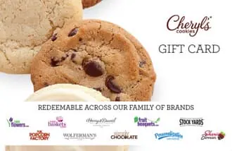 Cheryl's Cookies credit $25.00, United States
