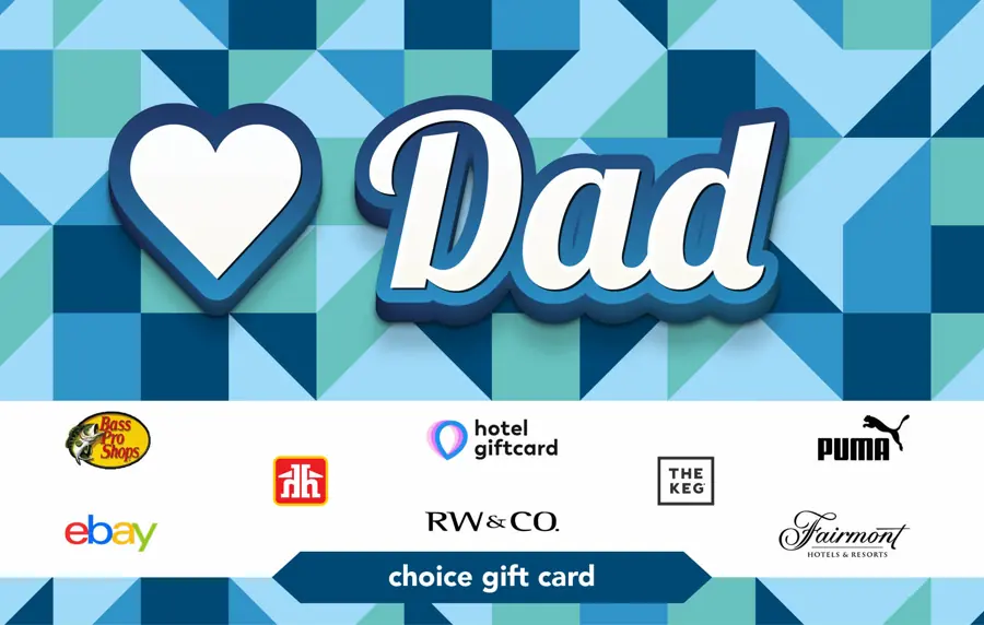 Dad Choice Card credit $25.00, Canada
