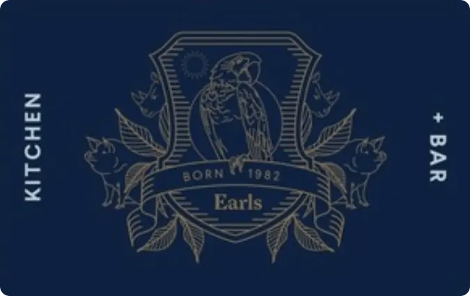 Earls credit $25.00, Canada