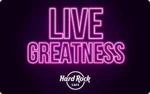 Hard Rock Cafe credit $25.00, United States