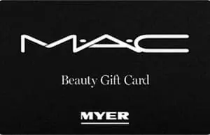 M.A.C by Myer credit $100.00, Australia