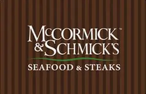 McCormick & Schmick's credit $25.00, United States
