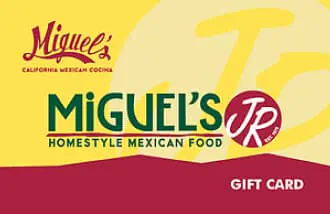 Miguel's Restaurant credit $25.00, United States