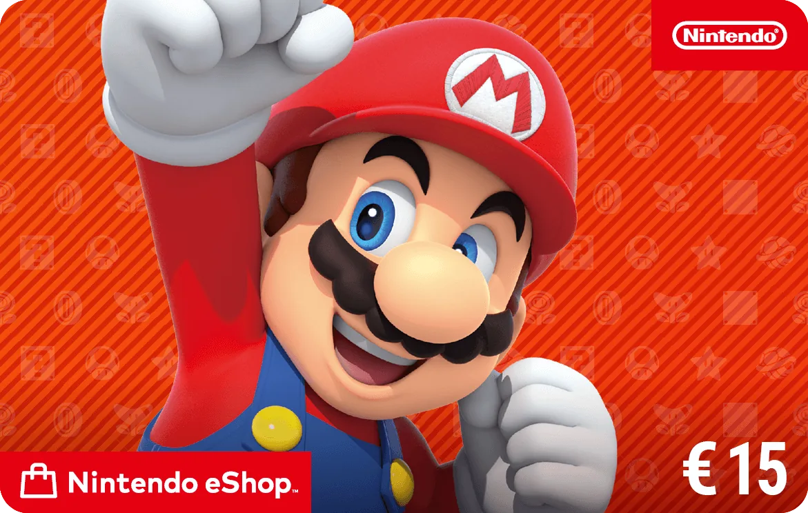 Nintendo eShop credit €15.00, Netherlands