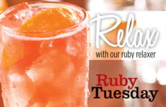 Ruby Tuesday credit $25.00, United States