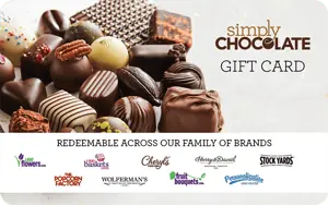 Simply Chocolate credit $25.00, United States
