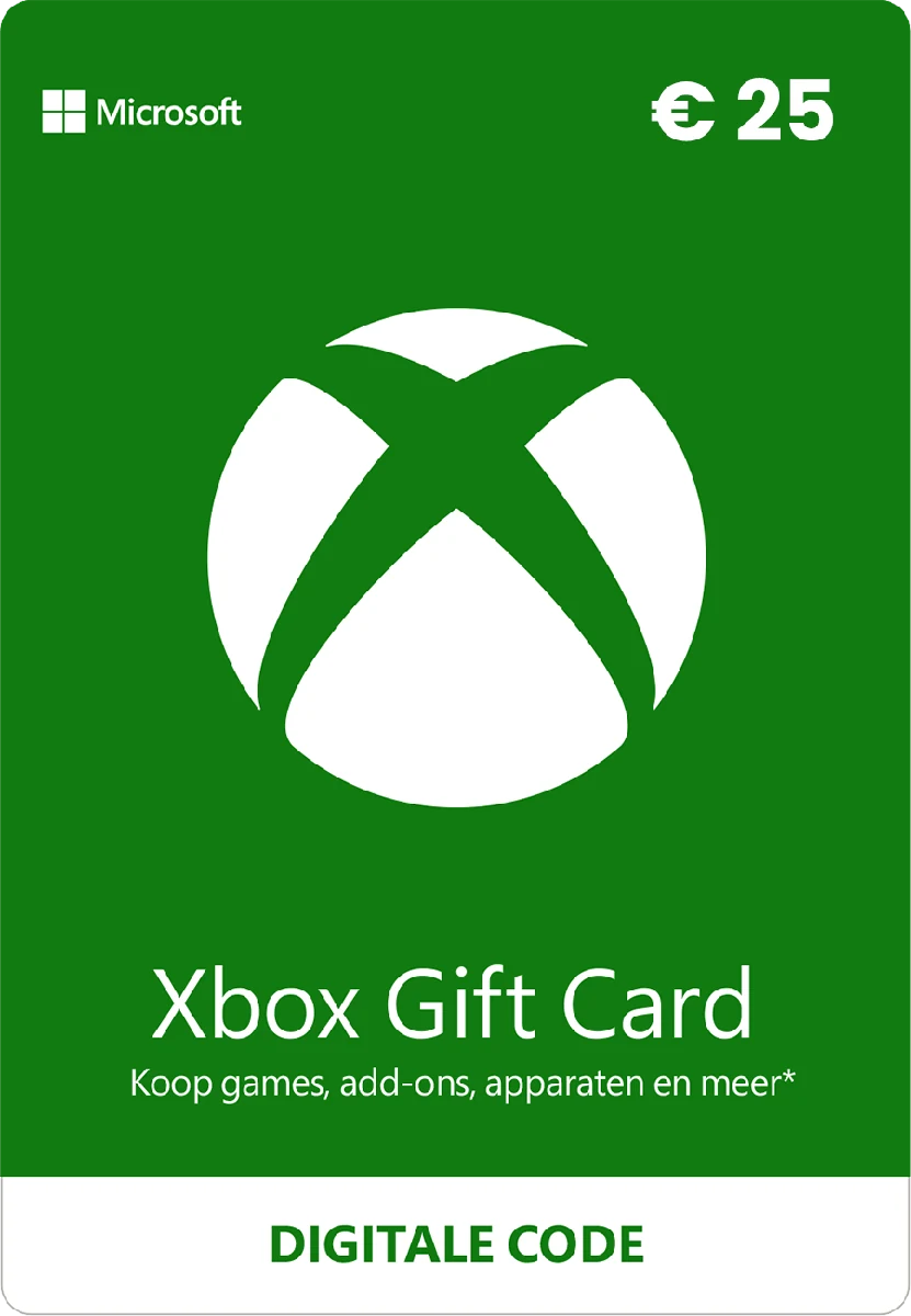 Xbox credit €25.00, Netherlands